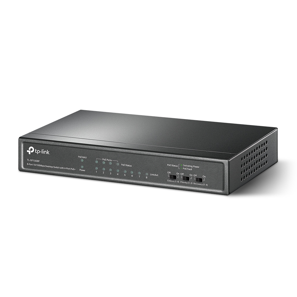 2_large_1610591230923x (2) TP-LINK TL-SF1008P 8 PORT 10/100MBPS DESKTOP SWITCH WITH 4 PORT POE+ - Image 3