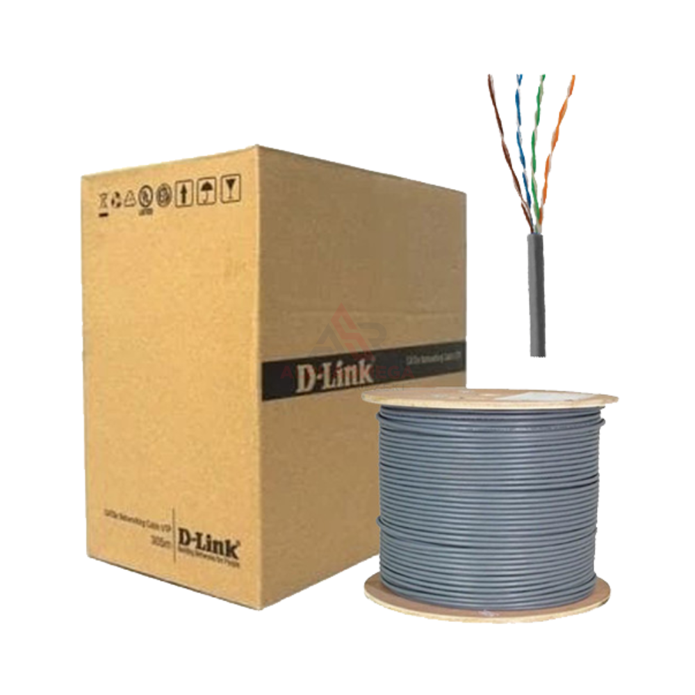 D-LINK CAT.6 UTP 23AWG GREY COLOR 305M - NCB-C6UGRYR-305F1A-23