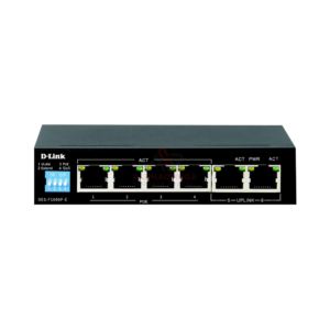D-LINK DES-F1006P-E 250M 6-PORT 10/100 SWITCH WITH 4 POE PORTS