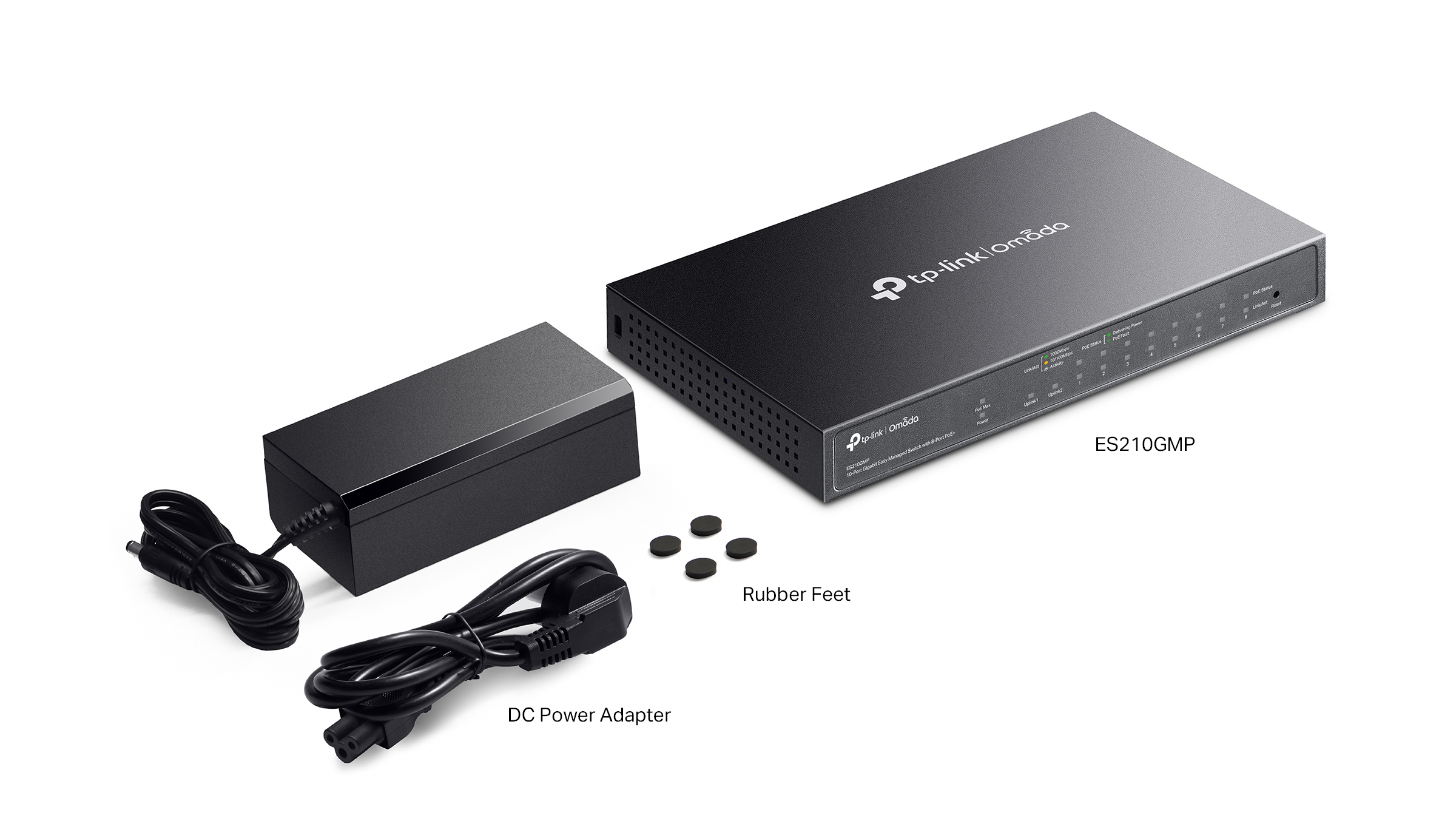 ES210GMP_UN_1.0_Spotlight_2408_English_In_the_Box_20240904120718q (1) TP-LINK ES210GMP OMADA 10-PORT GIGABIT EASY MANAGED SWITCH WITH 8-PORT PoE+ - Image 5