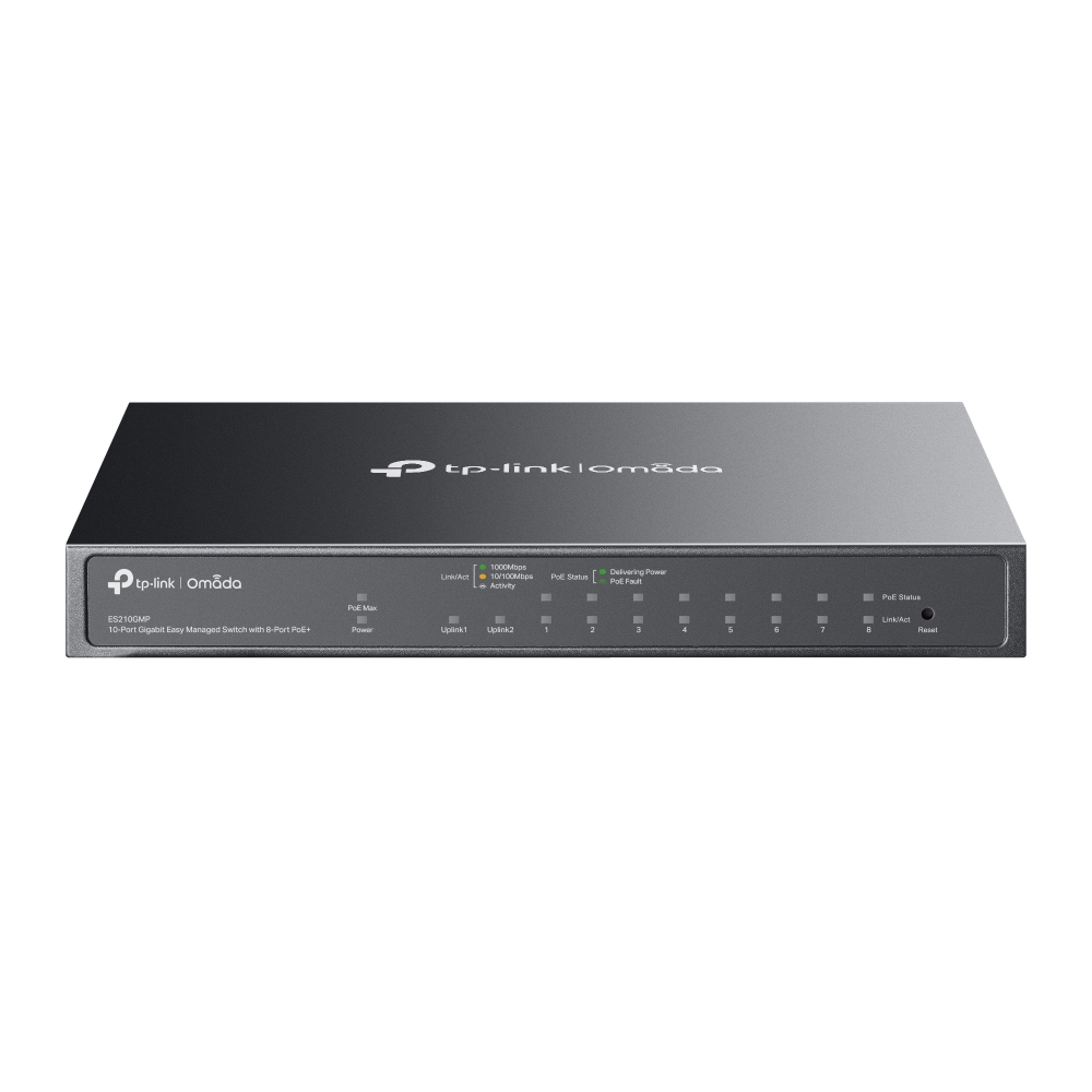 ES210GP_UN_1.0_overview_01_large_20240904120101a (2) TP-LINK ES210GMP OMADA 10-PORT GIGABIT EASY MANAGED SWITCH WITH 8-PORT PoE+ - Image 3