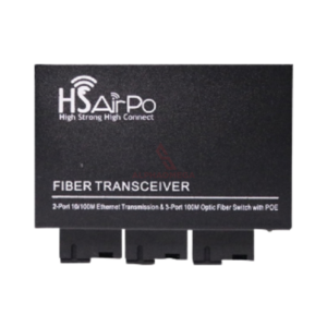HSAIRPO CM2F2E POE MEDIA CONVERTER 2 FIBER 2 ETHERNET