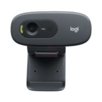 Logitech C270 HD Webcam 720p USB Camera Built-in Microphone Video Call Streaming