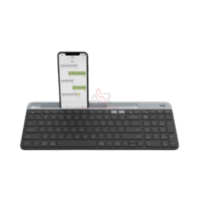 Logitech K580 Slim Multi-Device Wireless Keyboard Bluetooth USB Receiver untuk Windows Mac Android iOS