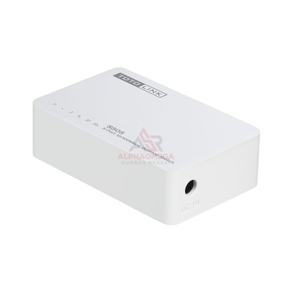 TOTOLINK S505 SWITCH 5 PORT 10/100MBPS Fast Ethernet Desktop Switch BARANG ORI GARANSI RESMI