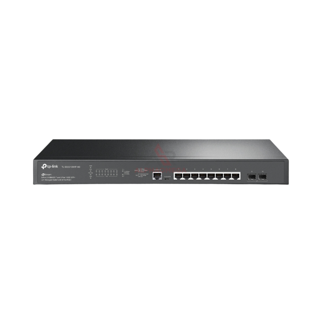 TP-Link Omada TL-SG3210XHP-M2 JetStream L2+ Managed Switch 8 Port 2.5G PoE+ 2 Port 10G SFP+