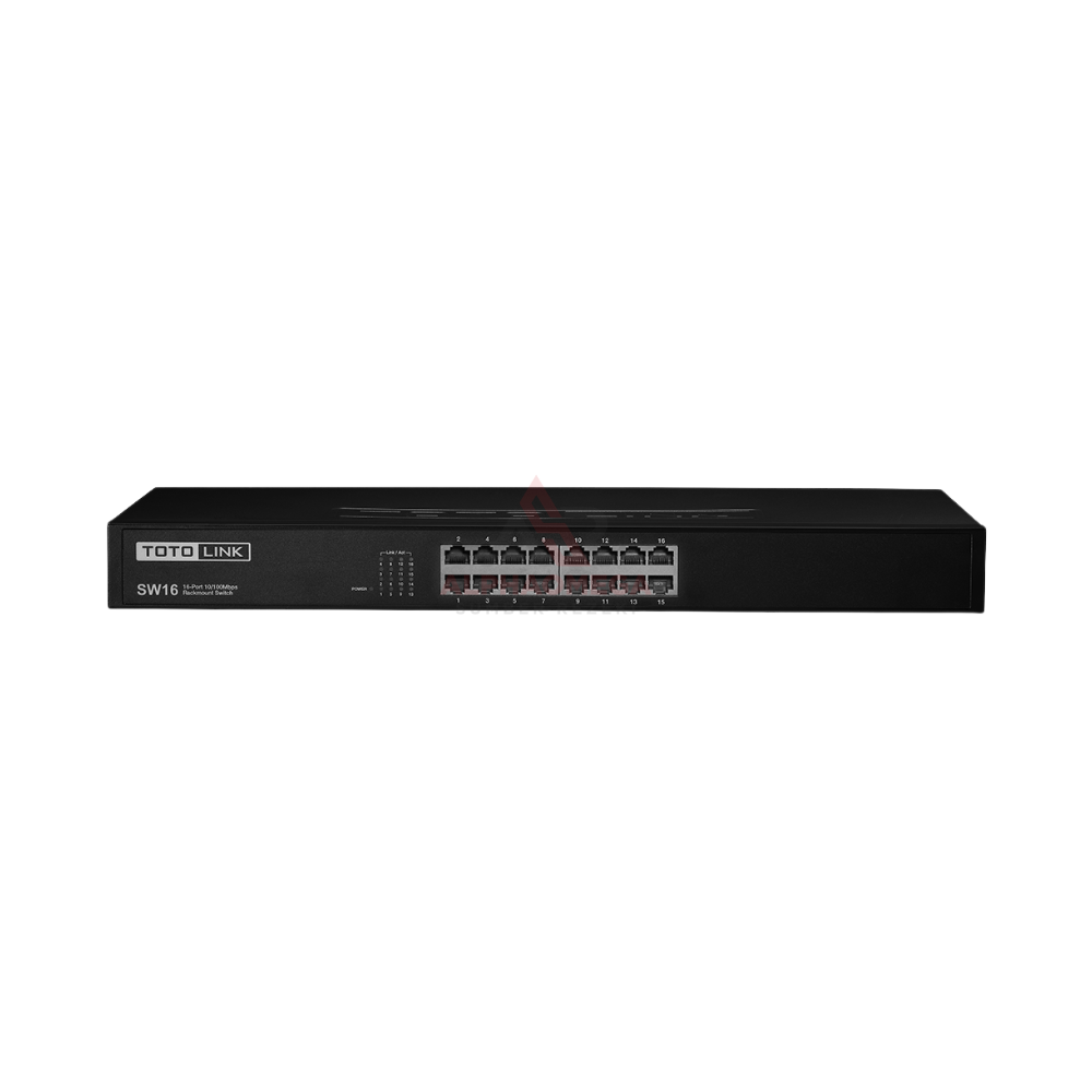 TOTOLINK SW16 Switch 16 Port 10/100Mbps Rackmount Fast Ethernet BARANG ORI GARANSI RESMI