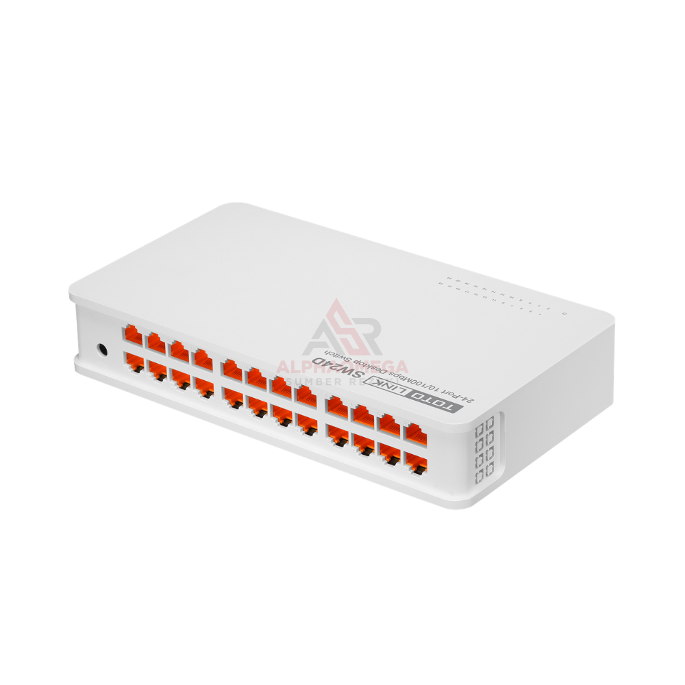 TOTOLINK SW24D Switch 24 Port 10/100Mbps Desktop Fast Ethernet BARANG ORI GARANSI RESMI