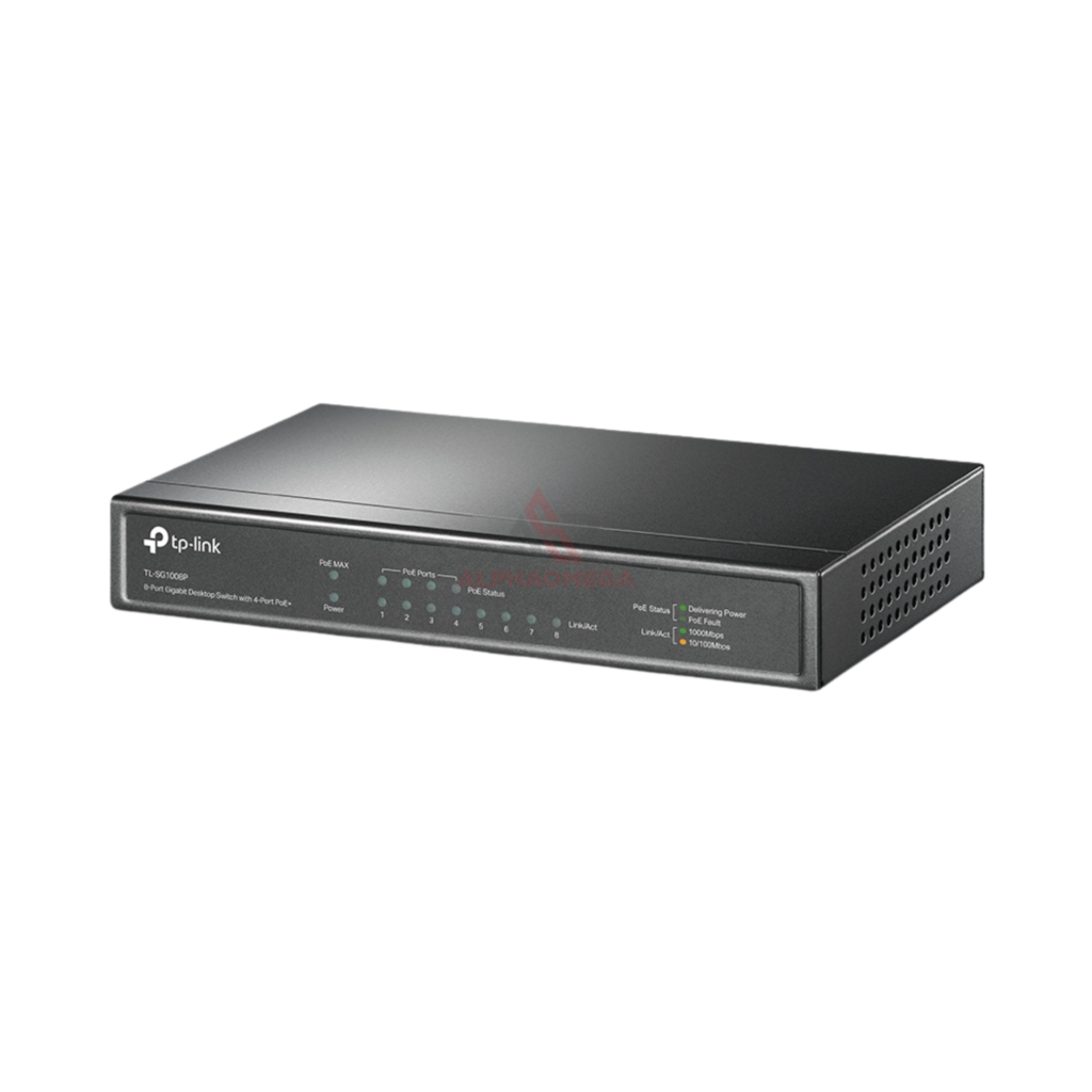 TP-LINK TL-SG1008P 8 PORT GIGABIT DESKTOP SWITCH WITH 4 PORT POE