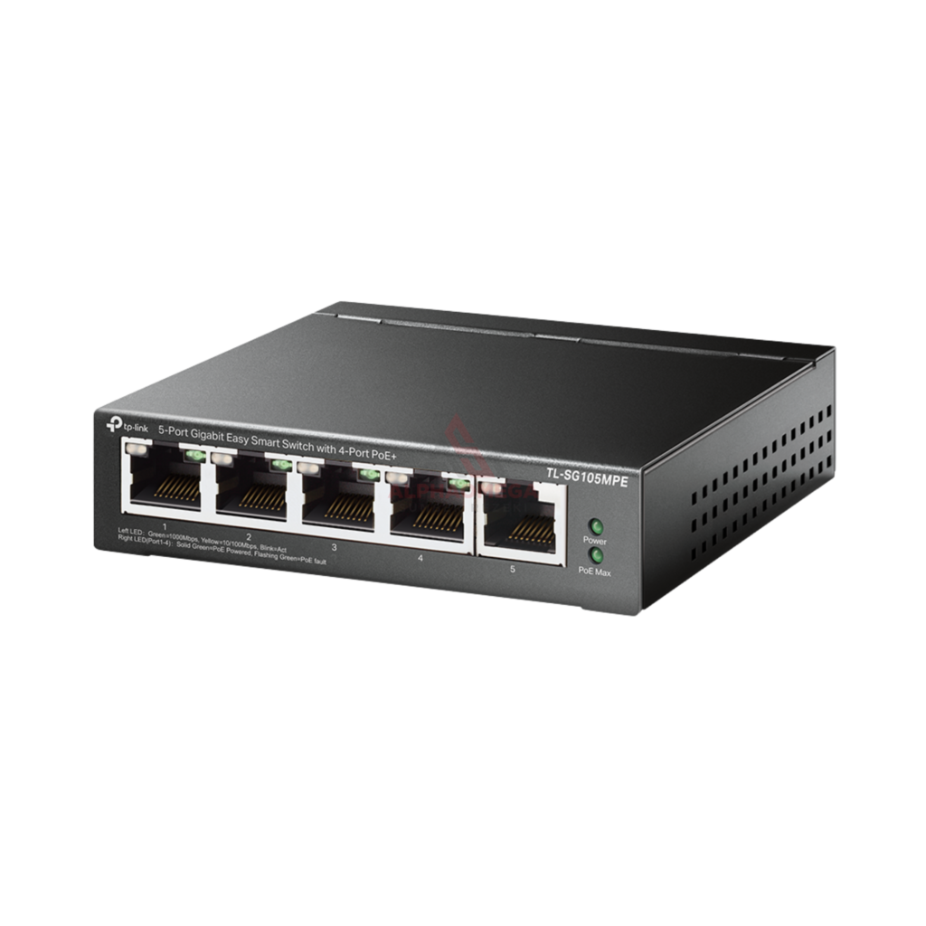 TP-Link TL-SG105MPE 5 Port Gigabit Easy Smart Switch 4 Port PoE+ 120W
