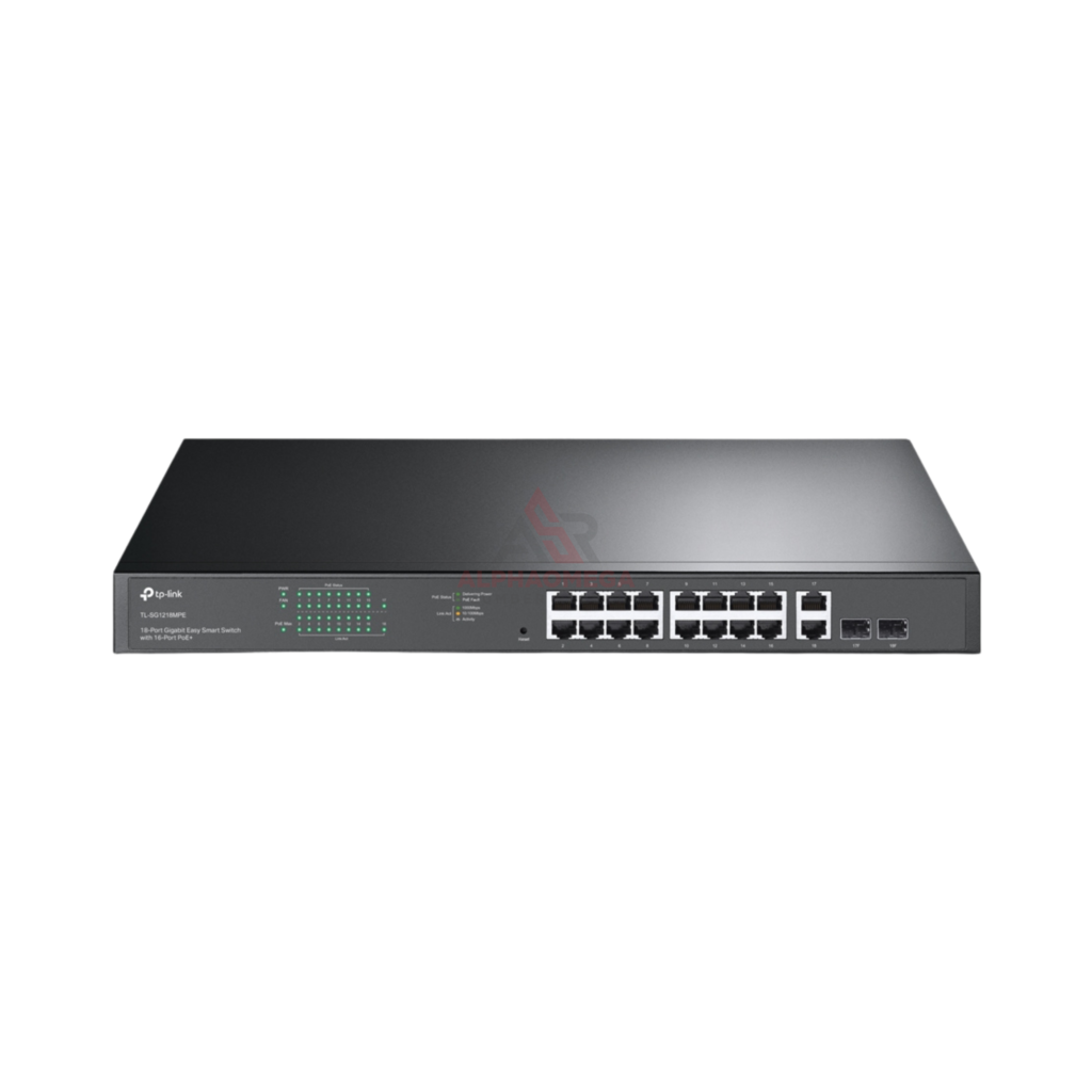 TP-Link TL-SG1218MPE 18 Port Gigabit Easy Smart Switch 16 Port PoE+ 250W