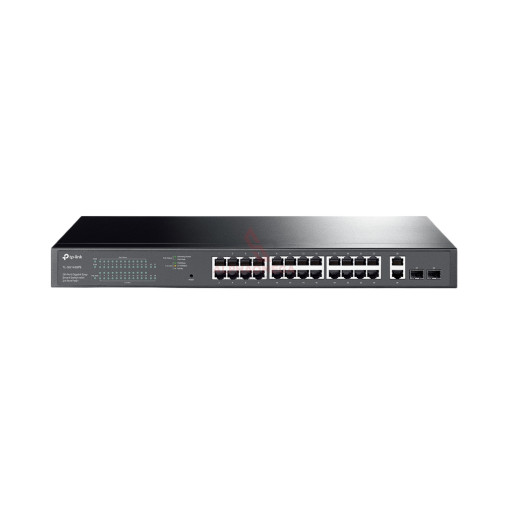 TP-Link TL-SG1428PE 28 Port Gigabit Easy Smart Switch 24 Port PoE+ 250W