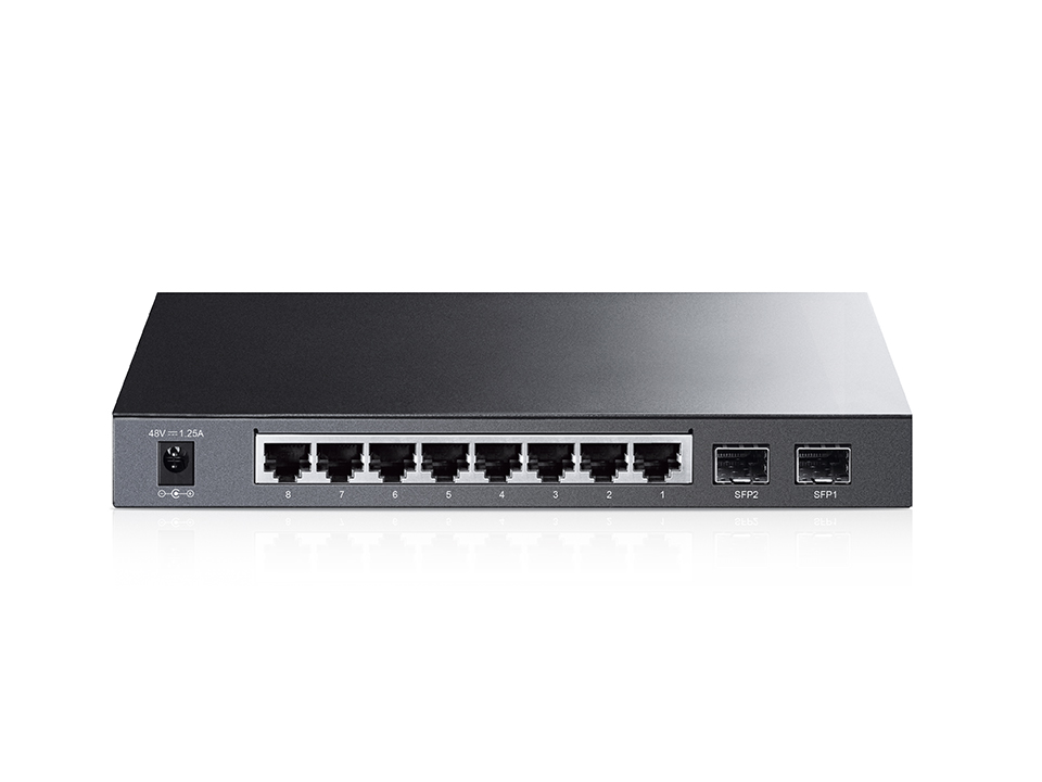 TP-LINK TL-SG2210P JETSTREAM 10-PORT GIGABIT SMART SWITCH WITH 8-PORT PoE+