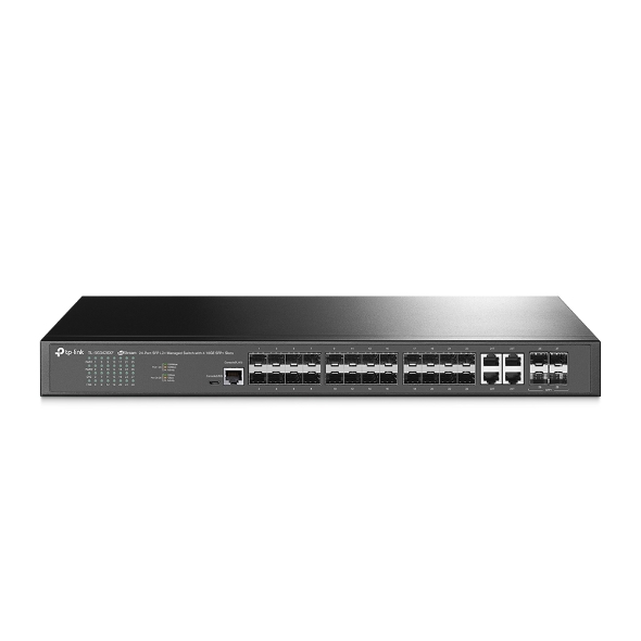 TP-LINK TL-SG3428XF JETSTREAM 24-Port 1GE SFP & 4 SFP+ SLOTS L2+ MANAGED SWITCH