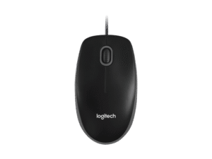 Logitech B100 Optical USB Mouse – Mouse Kabel Ergonomis Presisi untuk Kerja Harian