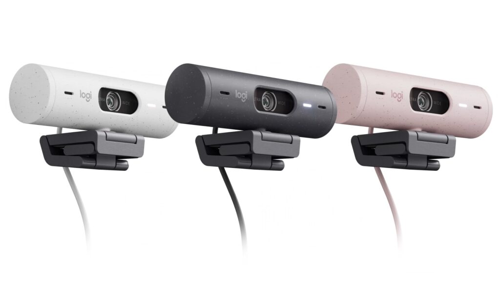 Webcam Logitech BRIO 500 Full HD HDR dengan Noise Cancelling