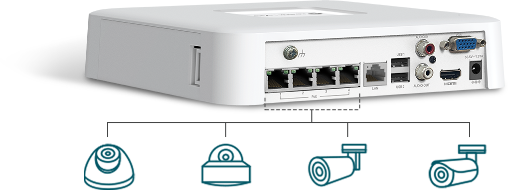 d TP-LINK VIGI NVR1104H-4P 4CH POE PLUG AND PLAY - Image 5