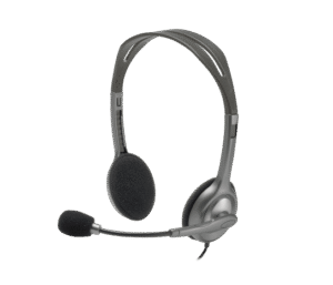 LOGITECH H110 Stereo Headset – Headset Kabel Nyaman dengan Suara Jernih untuk Komunikasi Harian