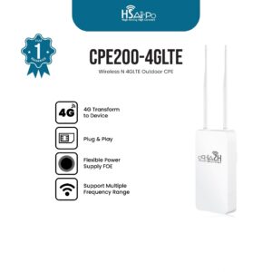 HSAIRPO CPE200-4GLTE WIRELESS N 4G LTE CPE OUTDOOR 2.4Ghz 300Mbps