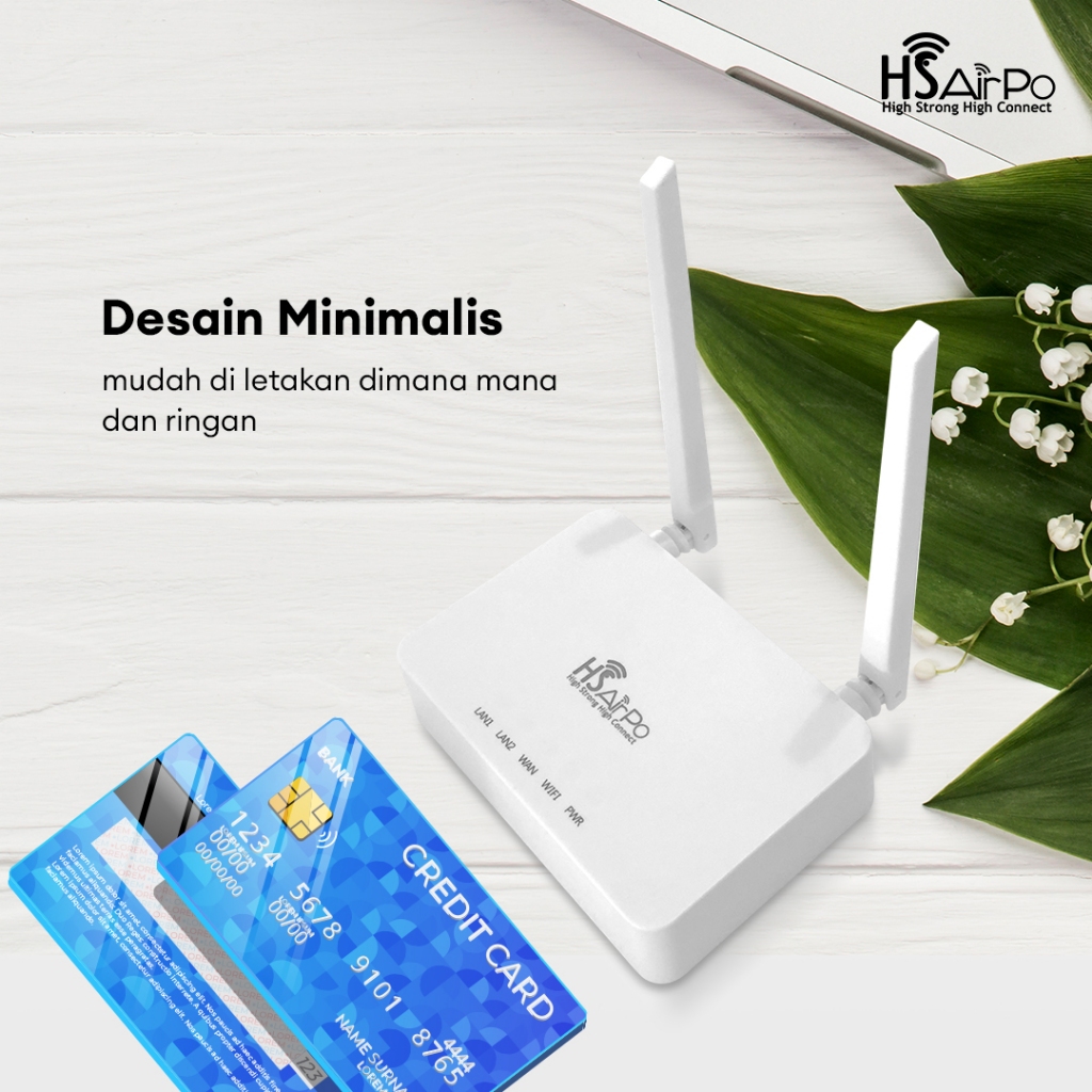 HSAIRPO WR200N WIRELESS N ROUTER 300Mbps