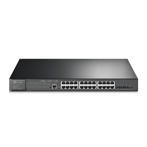 TP-LINK TL-SG3428XMP JETSTREAM 24-PORT GIGABIT & 4-PORT 10GE SFP+ L2+ MANAGED SWITCH WITH 24-PORT PoE+