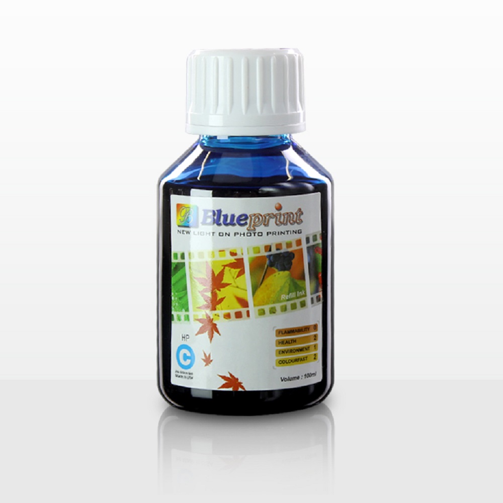 Blueprint HP Tinta Botol Photo 100 ml Cyan | Tinta Printer Inkjet