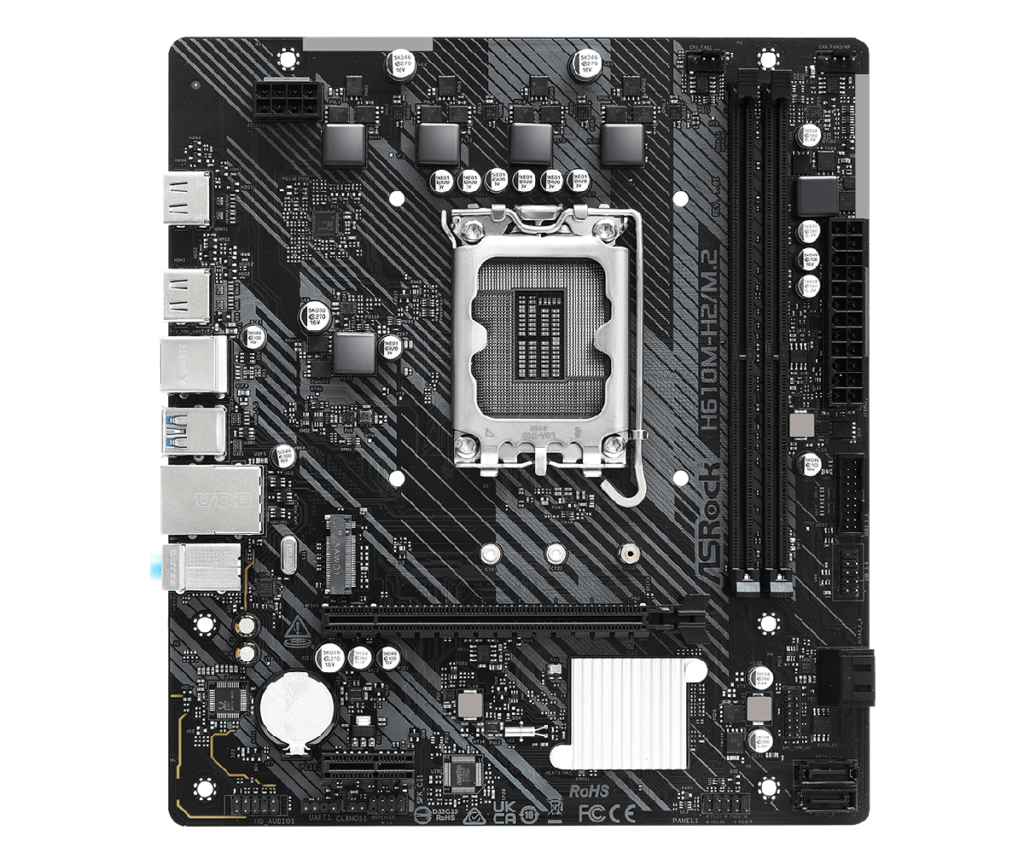 ASRock H610M-H2/M.2 Motherboard LGA 1700 DDR4