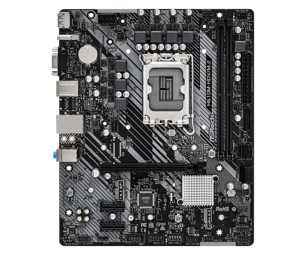 ASRock H610M-HDV/M.2 Motherboard LGA 1700 DDR4