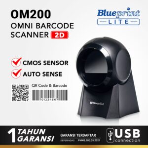 Omni Barcode Scanner Blueprint OM200 2D Auto Scan | QR Code & Barcode