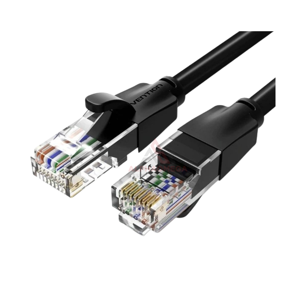VENTION CAT 6 UTP Patch Cable 3 Meter Black RJ45 LAN Ethernet High Speed - TL-IBEBI