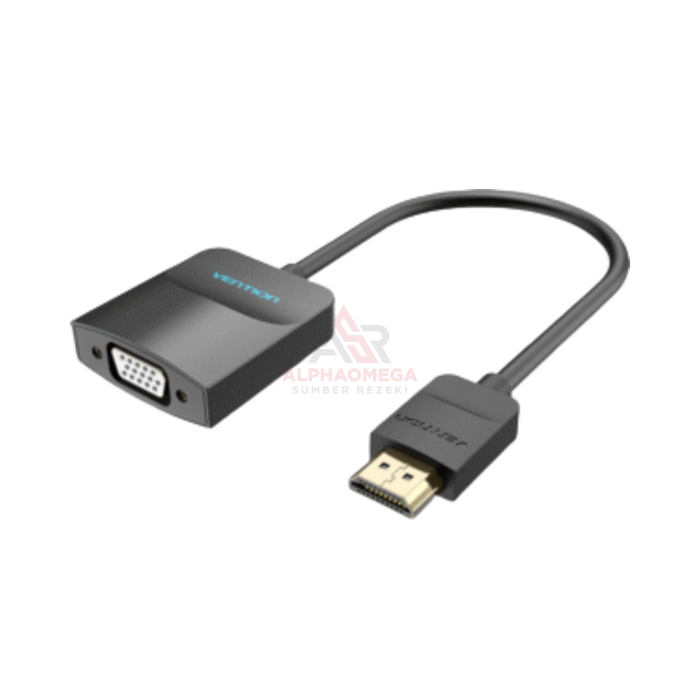 ENTION HDMI to VGA Converter Adapter Full HD 1080P 42161 untuk Monitor Projector TV Laptop PC
