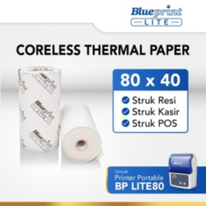 BLUEPRINT LITE THERMAL PAPER ROLL 80x40 (BP-TP80X40)