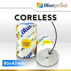 Blueprint Thermal Roll Paper Struk 80x47 (BP-TP80X47) | Kertas Thermal Kasir