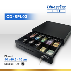 Cash Drawer Blueprint CD-BPL03 40x40,5x10 cm | Laci Kasir