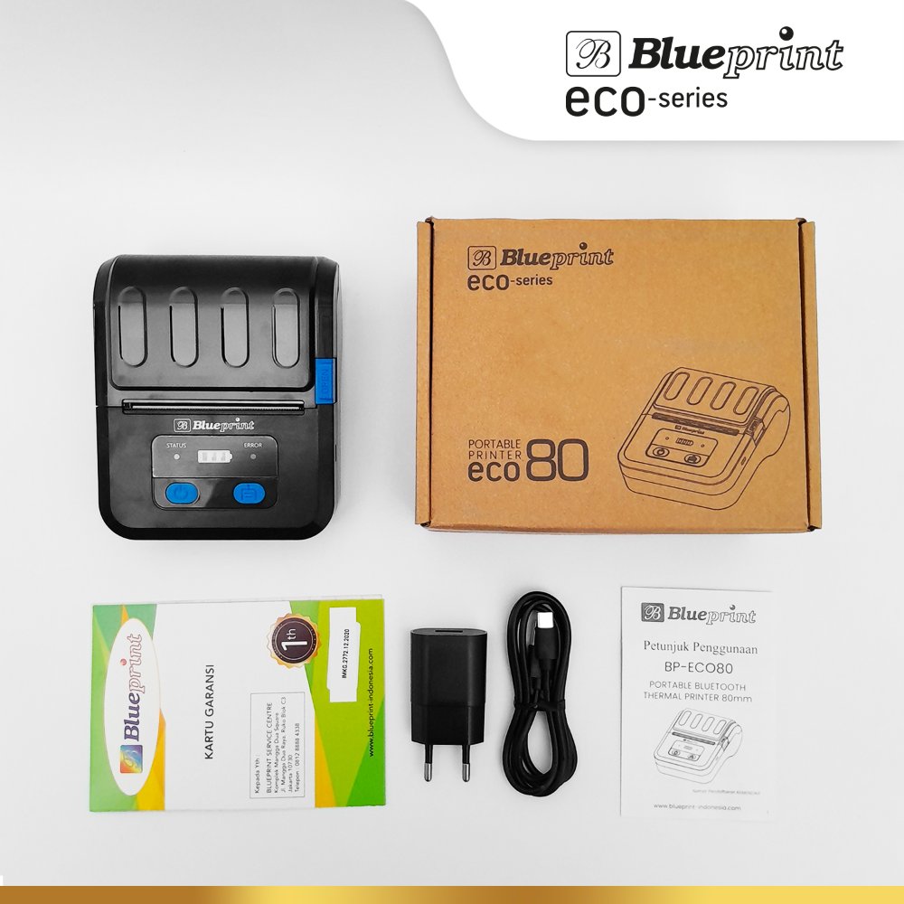 eco80-04 Printer Thermal Blueprint Portable Bluetooth ECO Series ECO-80 | Printer Kasir - Image 2