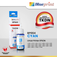 Tinta Epson 664 Blueprint Refill 70 ml Cyan | Tinta Printer Epson Blueprint