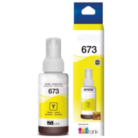 Tinta Epson 673 Yellow Original | Tinta Printer Epson EcoTank Warna Kuning