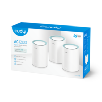 Cudy M1300 Mesh WiFi AC1200 Router Gigabit Port | 3Pack