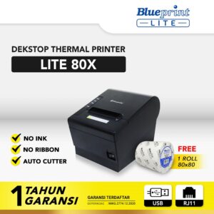 Blueprint LITE80X Printer Kasir Thermal | USB RJ11