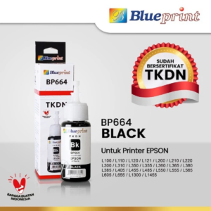 Tinta Epson 664 Blueprint Refill 70 ml Black | Tinta Printer Epson Blueprint