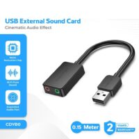 VENTION USB SOUND CARD EXTERNAL AUX 3.5MM CDY DOUBLE HOLE