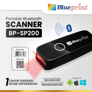 Blueprint SP200 Barcode Scanner Bluetooth Portable | Scanner Barcode