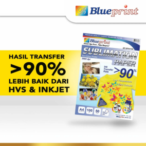 Blueprint Sublimation Paper A4 100 GSM (BP-SPA4100) | Kertas Sublimasi