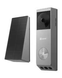 EZVIZ EP3x Pro Video Doorbell Dual Kamera 2K Smart Doorbell AI Solar Panel Built-in Storage 32GB