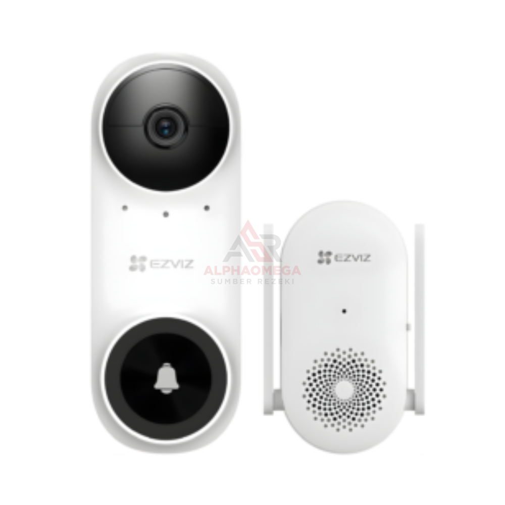 EZVIZ CP3 Video Doorbell 3MP Smart WiFi Bel Pintu Kamera Wireless AI Human Detection 5000mAh