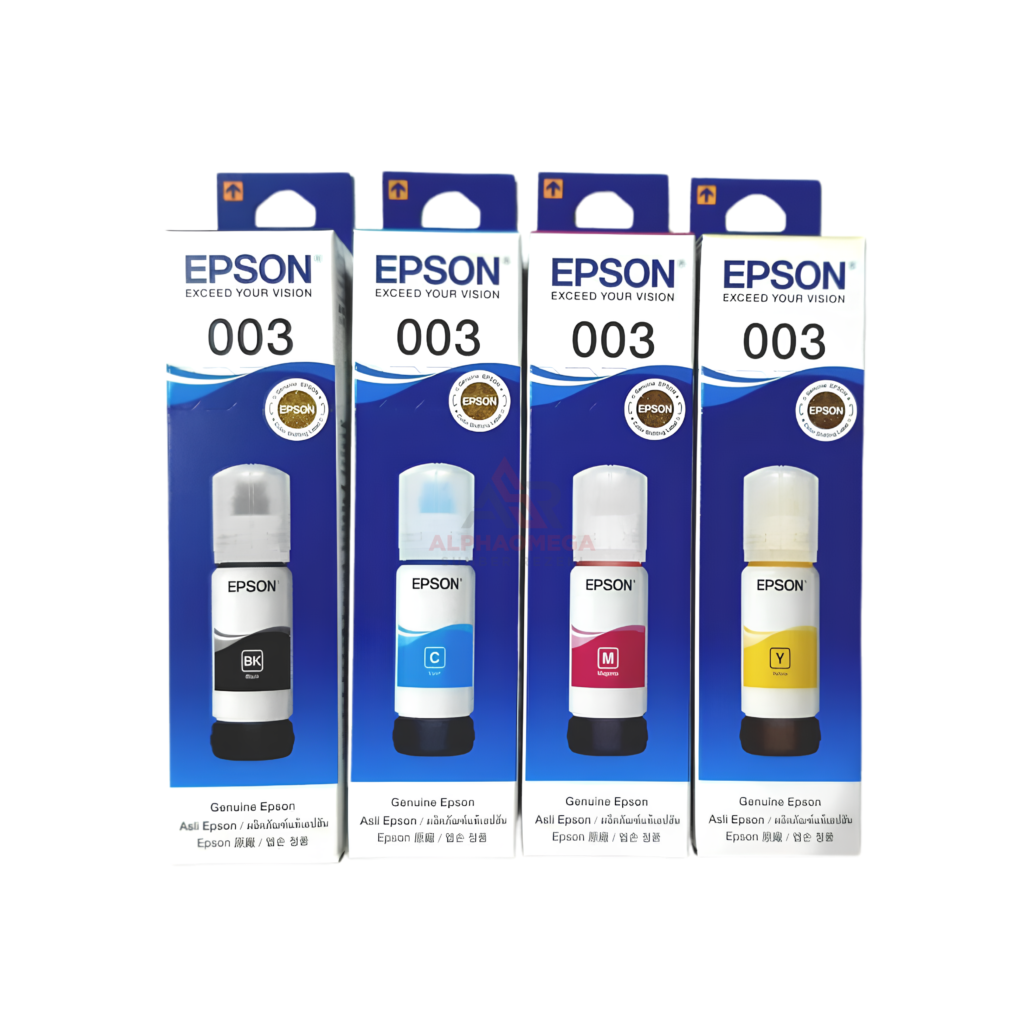 Epson 003 Original Ink 65ml Black Cyan Magenta Yellow Tinta Printer Epson