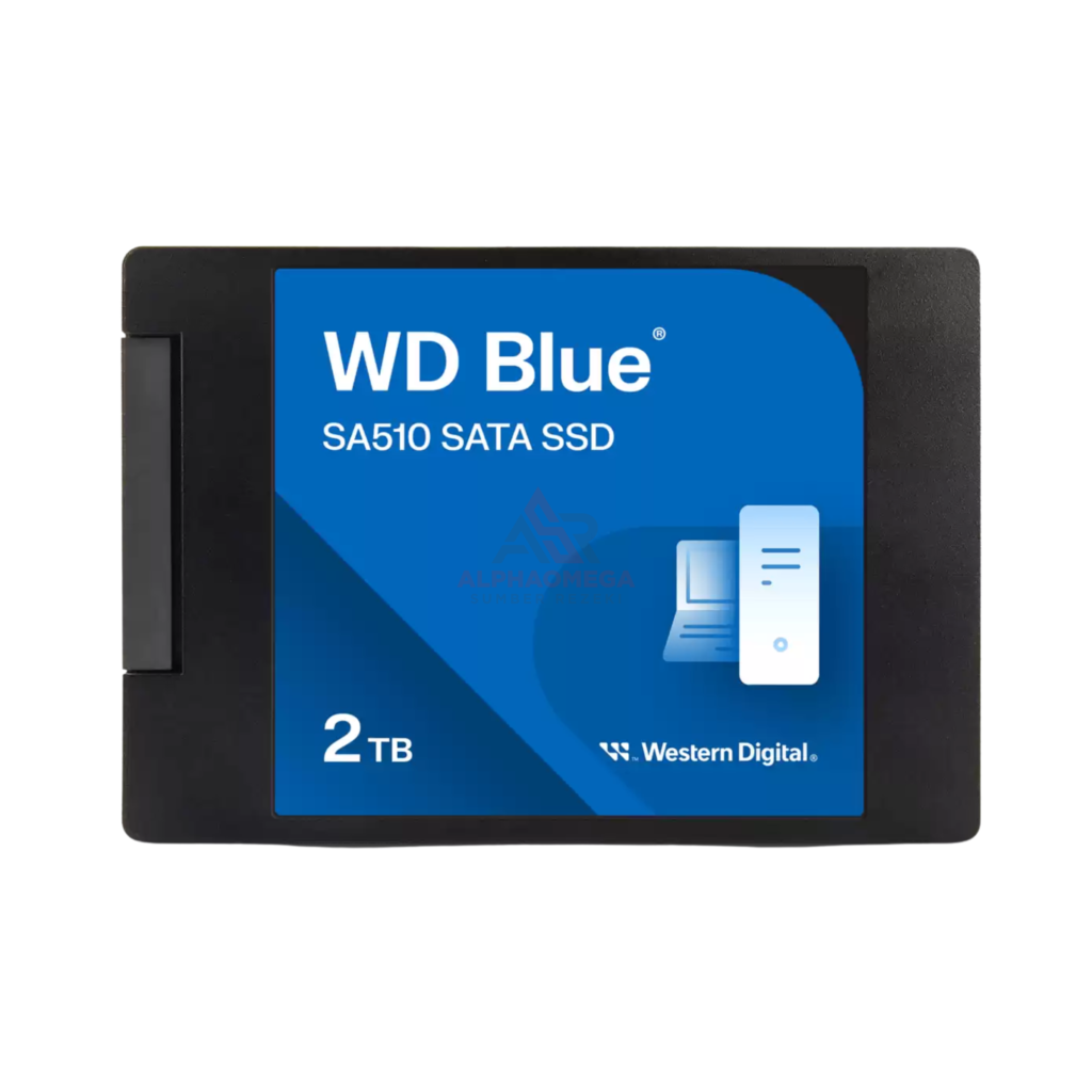 WD Blue SA510 SATA 2.5 Inch SSD 2TB SR560/SW520MB/s Original