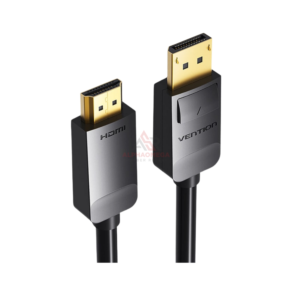 VENTION DisplayPort to HDMI 1.5M Cable 4K HADBG High Speed DisplayPort to HDMI Adapter Cable