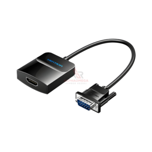VENTION VGA to HDMI Converter Adapter 0.15M ACNBB Converter VGA ke HDMI Support Audio Full HD 1080P