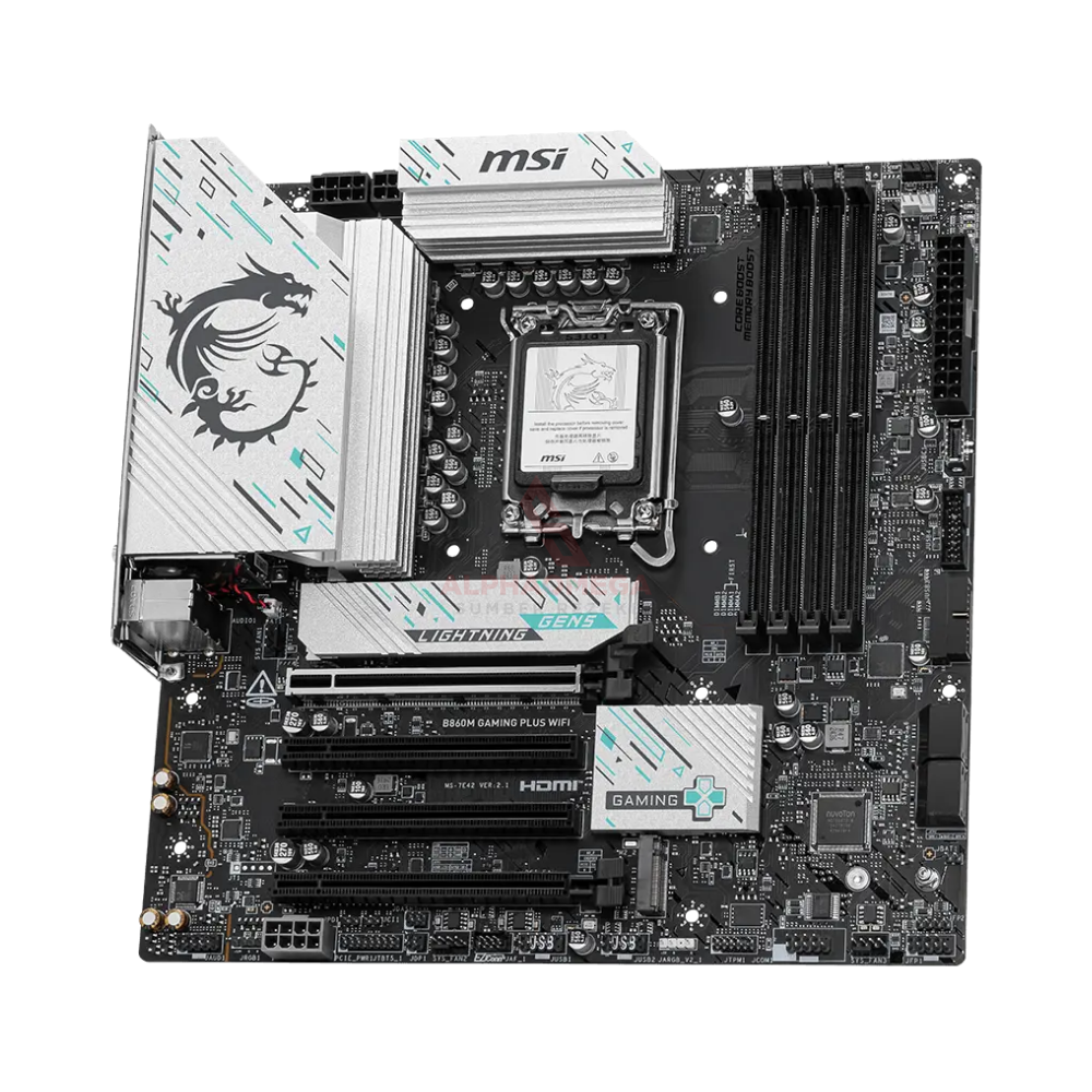 MSI B860M GAMING PLUS WIFI7 DDR5 mATX Motherboard Intel